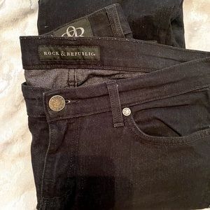 Rock & Republic dark wash skinny jeans